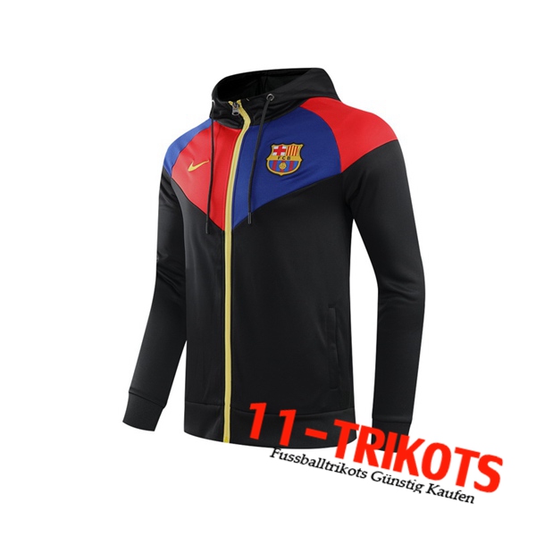 Chaqueta Con Capucha FC Barcelona Negro 2020/2021