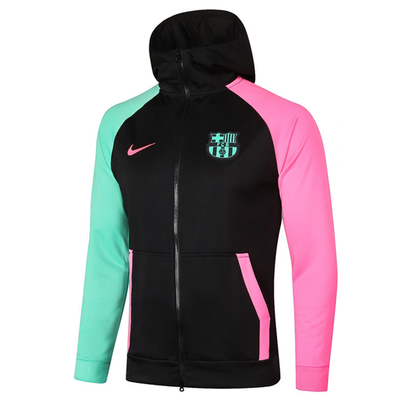 Chaqueta Con Capucha FC Barcelona Negro 2020/2021