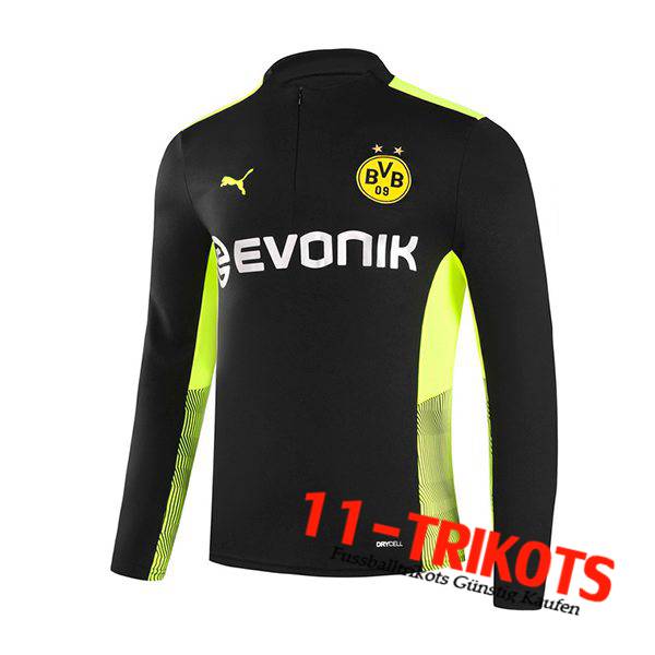 Dortmund BVB Training Sweatshirt Blau Schwarz/grün 2021/2022