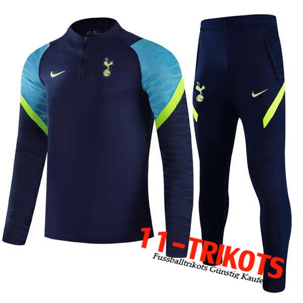 Tottenham Hotspur Trainingsanzug Kinder Dunkelblau/grün 2021/2022