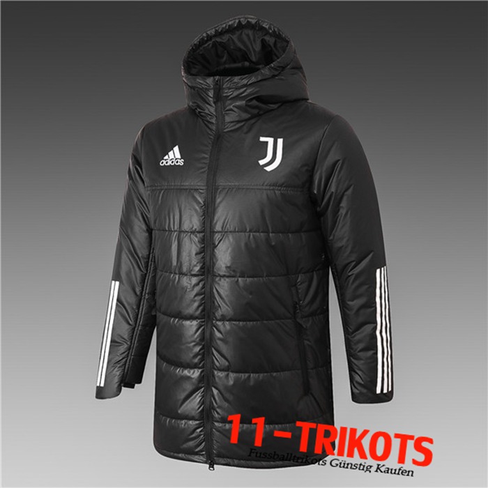 Neuestes Juventus Daunenjacke Schwarz 2020/2021 | 11-Trikots