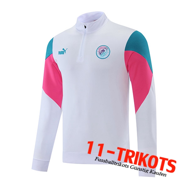 Manchester City Training Sweatshirt Rose/Weiß/Blau 2021/2022