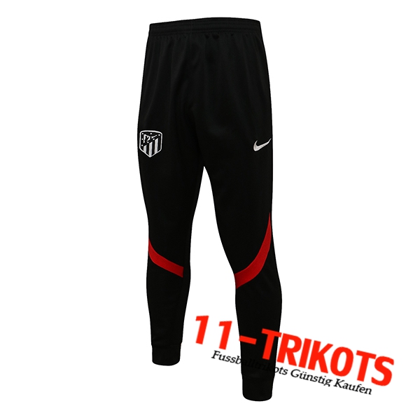 Atletico Madrid Trainingshose Rot/Schwarz 2021/2022