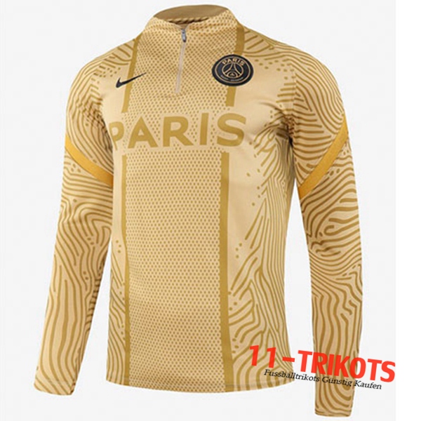 Sudadera de entrenamiento PSG Amarillo 2020/2021