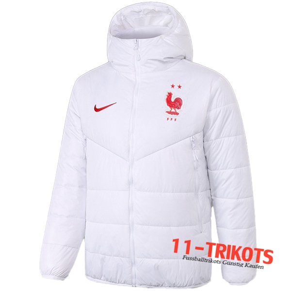 Chaqueta De Plumas Francia Blanco 2020 2021