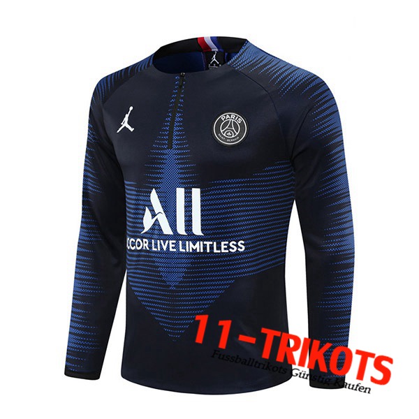 Jordan PSG Training Sweatshirt Blau/Schwarz 2021/2022