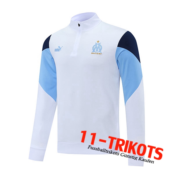 Marseille OM Training Sweatshirt Schwarz/Blanc/Blau 2021/2022