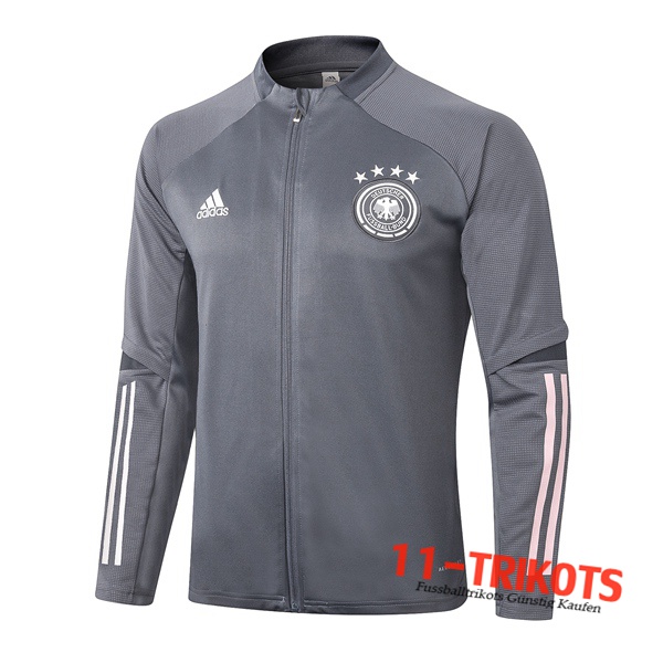 Chaqueta Futbol Alemania Gris Oscuro 2020/2021