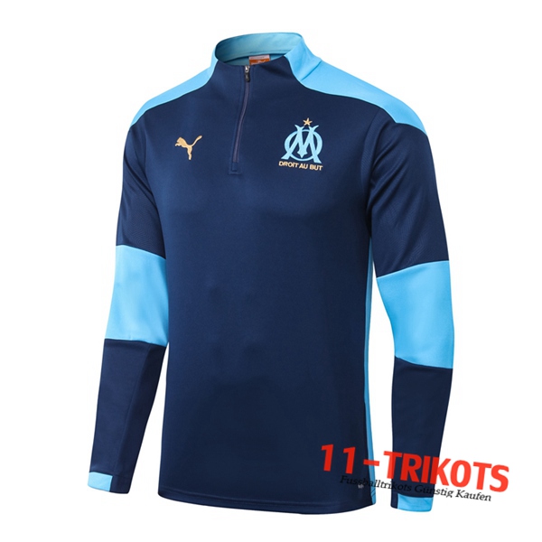 Sudadera de entrenamiento Marsella OM Azul 2020/2021