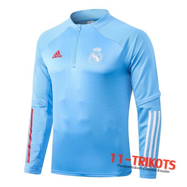 Sudadera de entrenamiento Real Madrid Azul 2020/2021