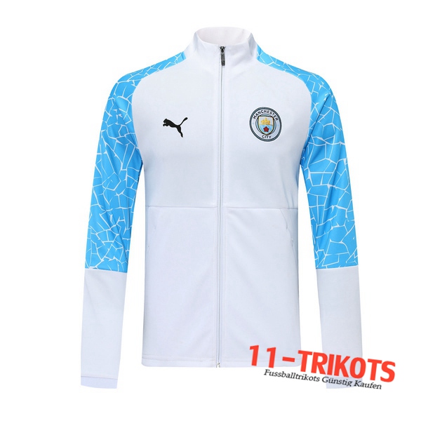 Chaqueta Futbol Manchester City Blanco 2020/2021