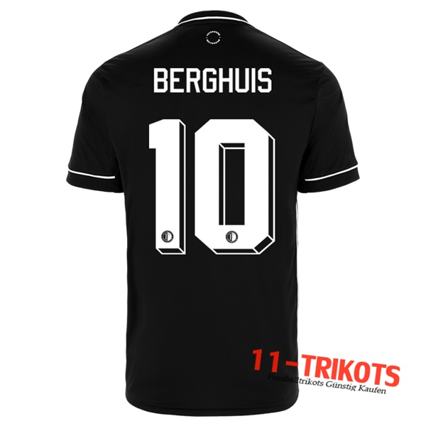 Fussball Feyenoord (BERGHUIS 10) Auswärtstrikot 2020 2021 | 11-trikots