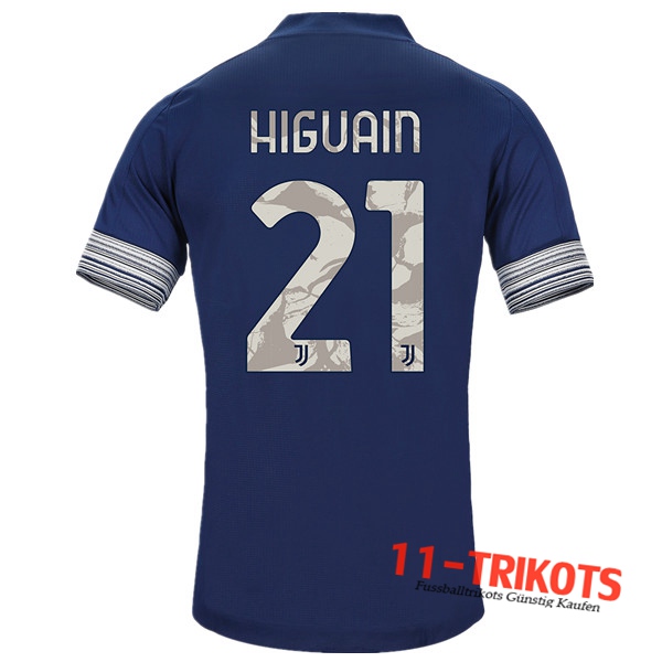 Fussball Juventus (HIGUAIN 21) Auswärtstrikot 2020 2021 | 11-trikots