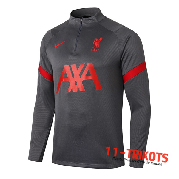 Sudadera de entrenamiento FC Liverpool Gris 2020/2021