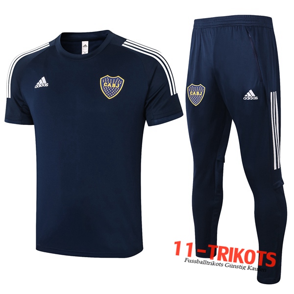 Boca Juniors Trainingstrikot + Hose Blau Royal 2020/2021