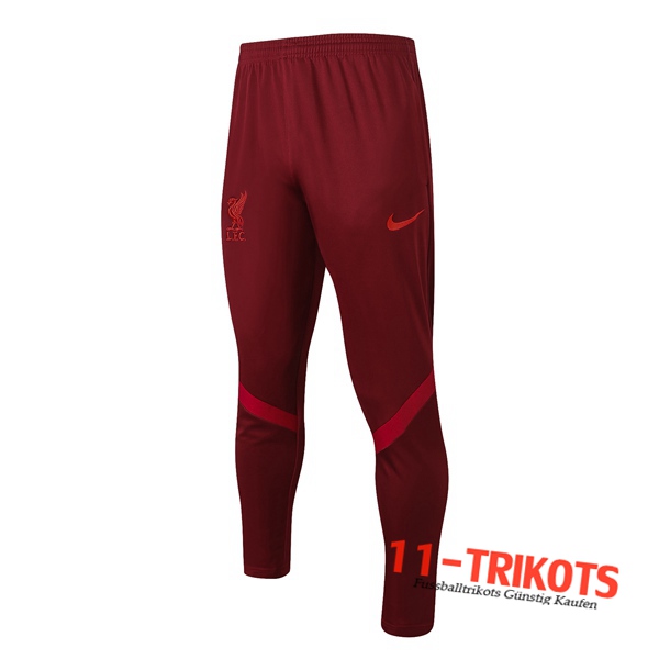 Pantalones Entrenamiento FC Liverpool Roja 2020 2021