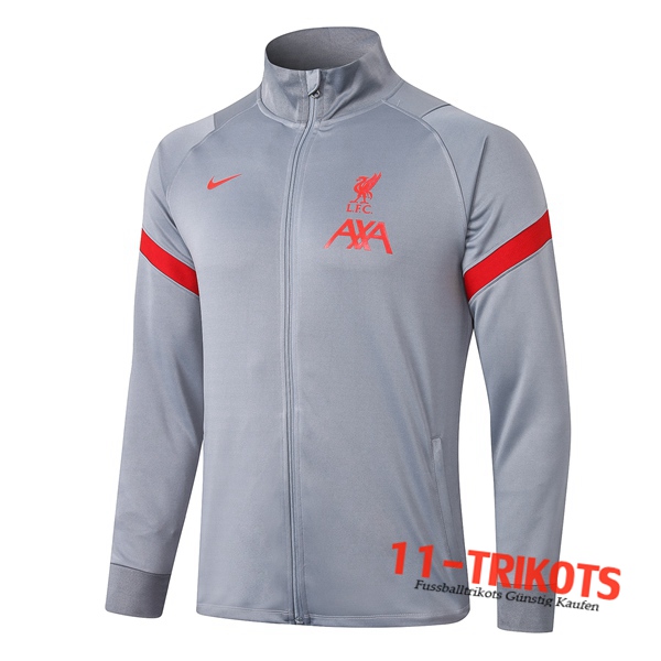 Chaqueta Futbol FC Liverpool Gris 2020/2021