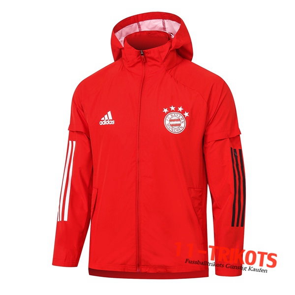 Chaqueta Futbol Rompevientos Bayern Munich Roja 2020/2021