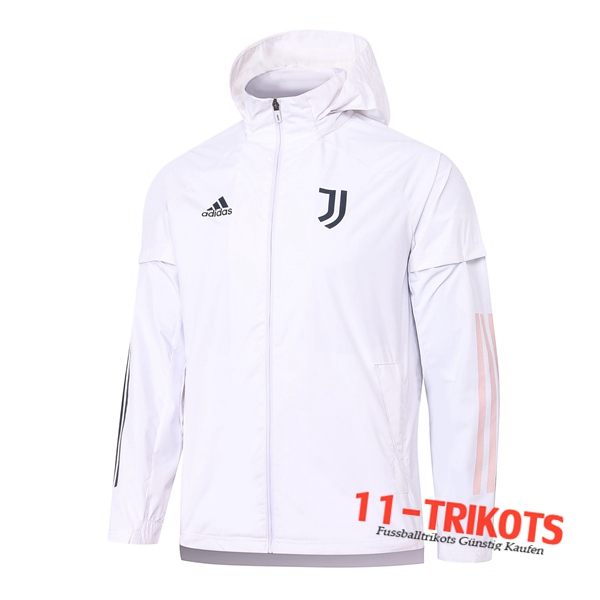 Chaqueta Futbol Rompevientos Juventus Blanco 2020/2021