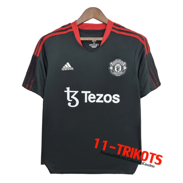 Manchester United Trainingstrikot Tezos Schwarz 2022/2023