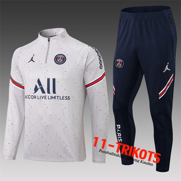 Jordan PSG Trainingsanzug Kinder Grau 2022/2023