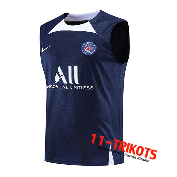 PSG Trainings-Tanktop Navy blau/Weiß 2022/2023