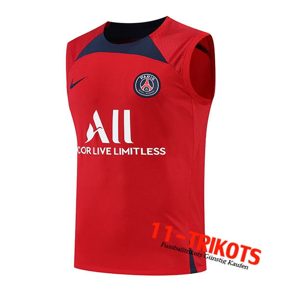 PSG Trainings-Tanktop Rot 2022/2023