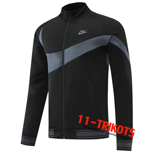 Nike Trainingsjacke Schwarz/Grau 2022/2023