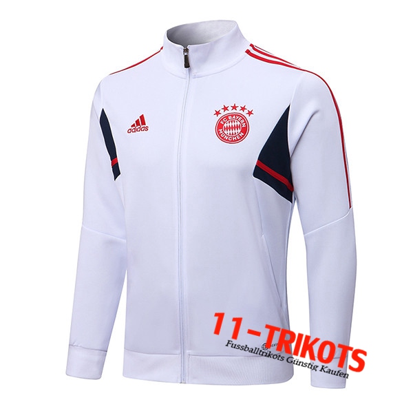 Bayern München Trainingsjacke Weiß 2022/2023