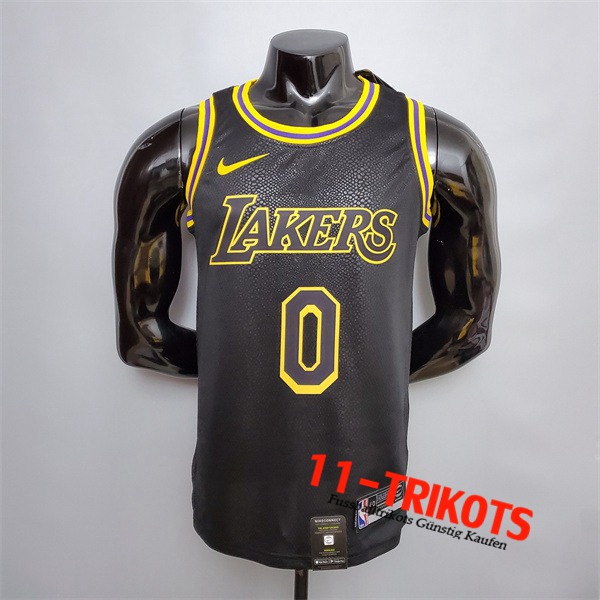 Los Angeles Lakers (Kuzma #0) NBA Trikots Schwarz