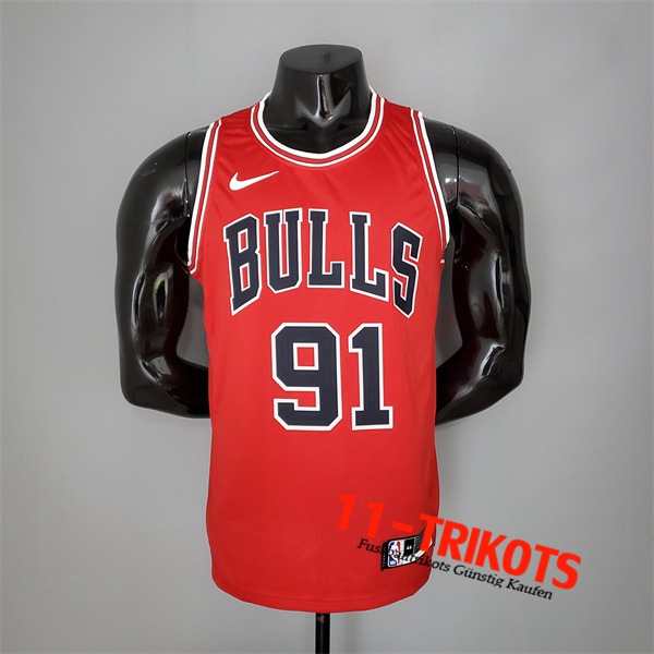 Chicago Bulls (Rooman #91) NBA Trikots Rot