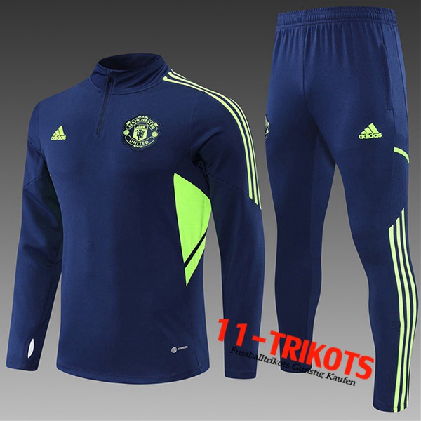 Manchester United Trainingsanzug Kinder Navy blau 2022/2023