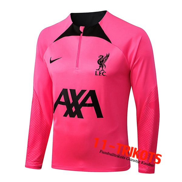 FC Liverpool Training Sweatshirt Rosa/Schwarz 2022/2023