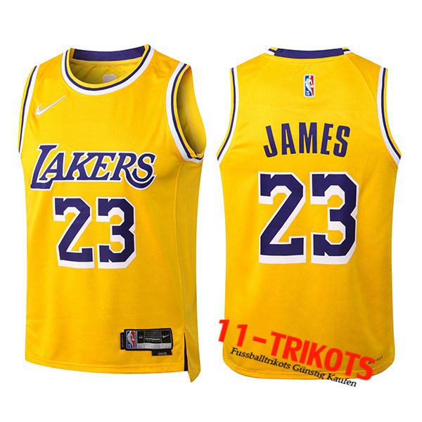 Los Angeles Lakers NBA Trikots (JAMES #23) Gelb