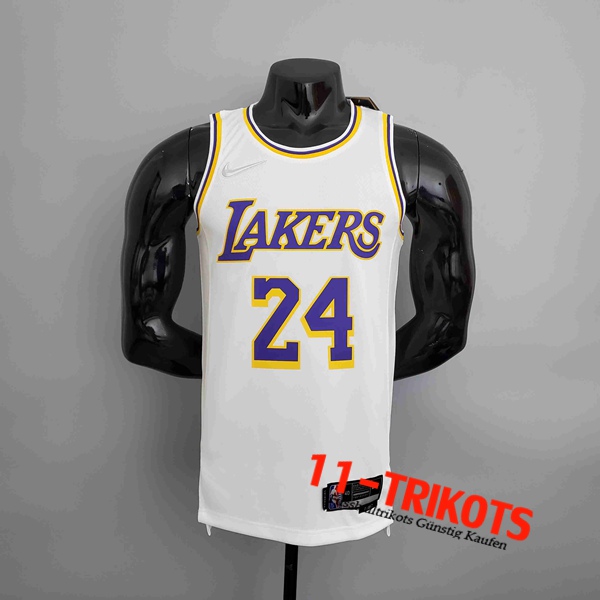 Los Angeles Lakers NBA Trikots (BRYANT #24) Weiß