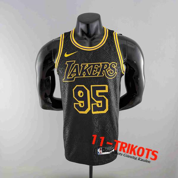 Los Angeles Lakers NBA Trikots (TOSCANO #95) Schwarz