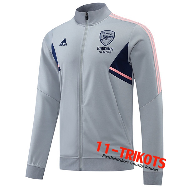 Arsenal Trainingsjacke Grau 2022/2023