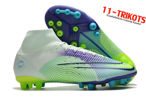 Nike Fussballschuhe Superfly 8 Pro AG Grün/lila