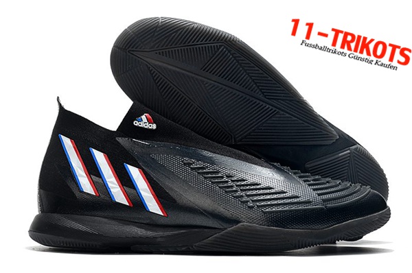 Adidas Fussballschuhe Predator Edge1 IC Schwarz