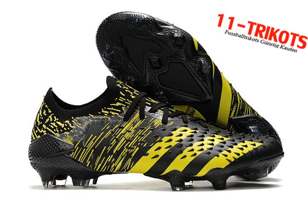 Adidas Fussballschuhe Predator Freak .1 Low FG Gelb/Schwarz