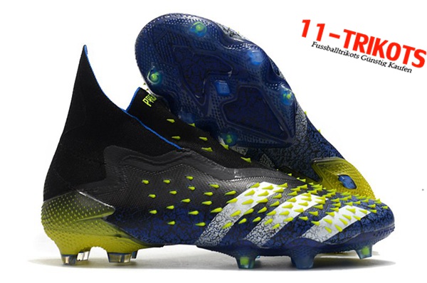 Adidas Fussballschuhe Predator Freak + FG Schwarz/Blau