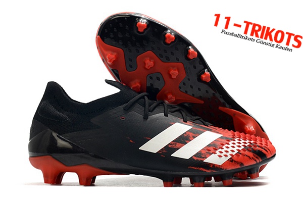 Adidas Fussballschuhe Predator Mutator 20.1 Low AG Rot/Schwarz