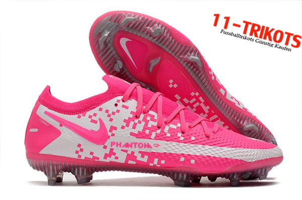 Nike Fussballschuhe Phantom GT Elite FG Rosa/Weiß