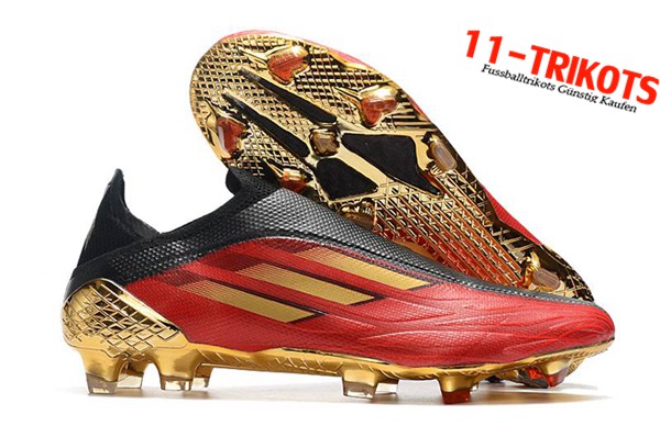 Adidas Fussballschuhe X Speedflow+ FG Rot/Schwarz