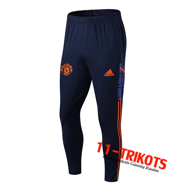 Manchester United Trainingshose Blau Marine 2022/2023