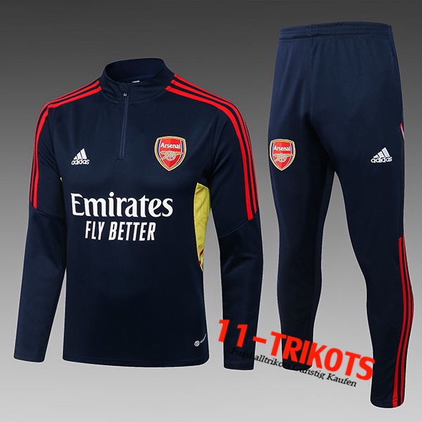 Arsenal Kinder Trainingsanzug Blau Marin 2022/2023