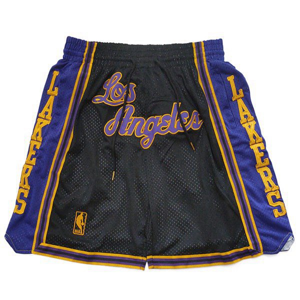 Shorts NBA Los Angeles Lakers Schwarz