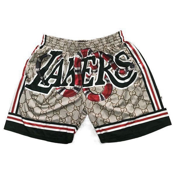 Shorts NBA Los Angeles Lakers Beige