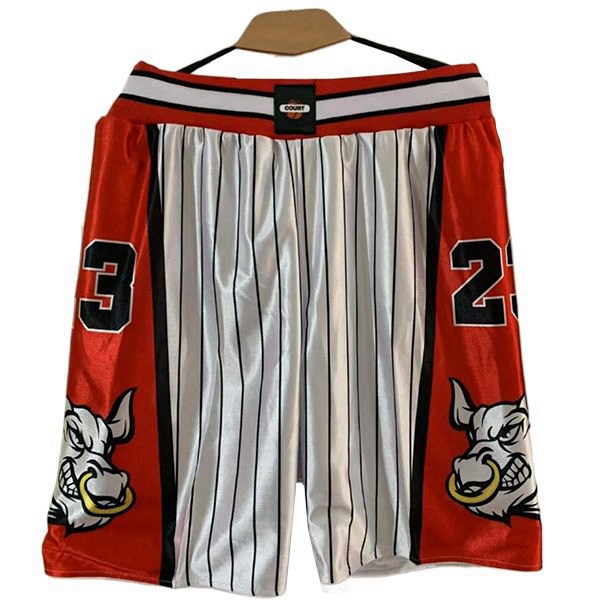 Shorts NBA Chicago Bulls Weiß/Rot