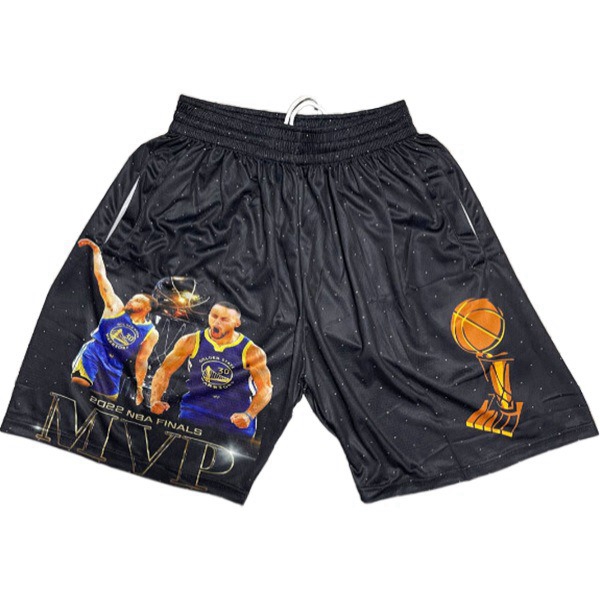 Shorts NBA Golden State Warriors Schwarz